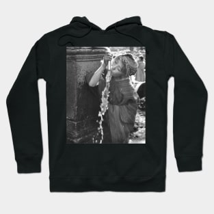 Girl Drinking water in Peru Hoodie